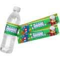 6pcs Superzings Theme Water Bottle Stickers Birthday DIY Baking Seal Labels Sticker Birthday Party Baby Shower Decoration Supply. 