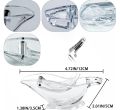 Bird Shape Manual Lemon Clip Squeezer, Acrylic Lemon Juicer, Convenient Fruit Juice Gadget, Hand Press Lemon Squeezer for Kitchen, Citrus Press Juicer Squeezer Kitchen Tool, Ergonomic Portable Fruit Juicer, Lemon Slice Wedge Squeezer _KIT_ KS. 