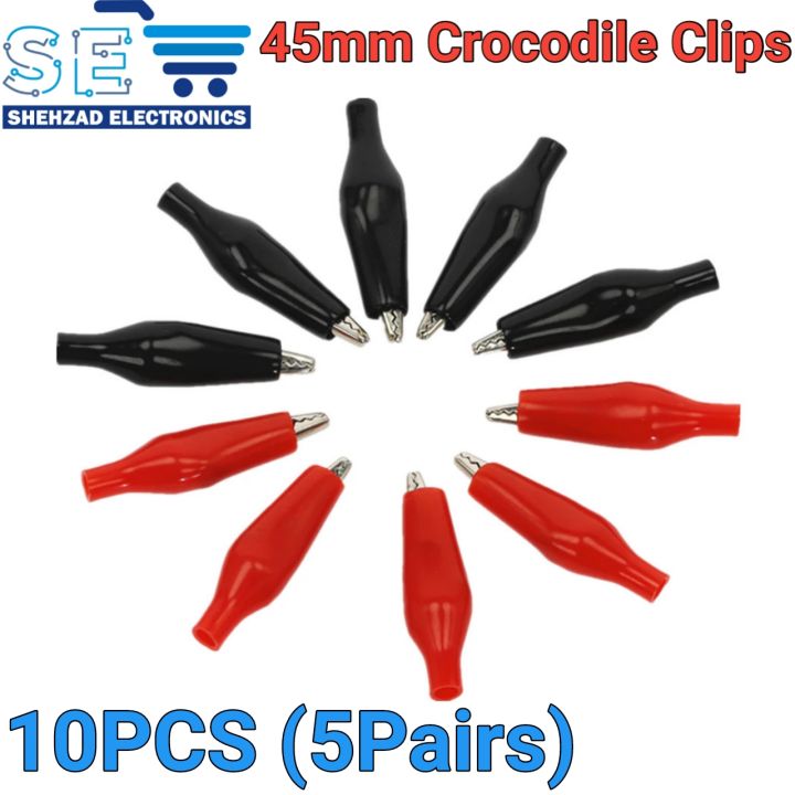 10/20PCS Crocodile Clips 45mm Alligator Clip