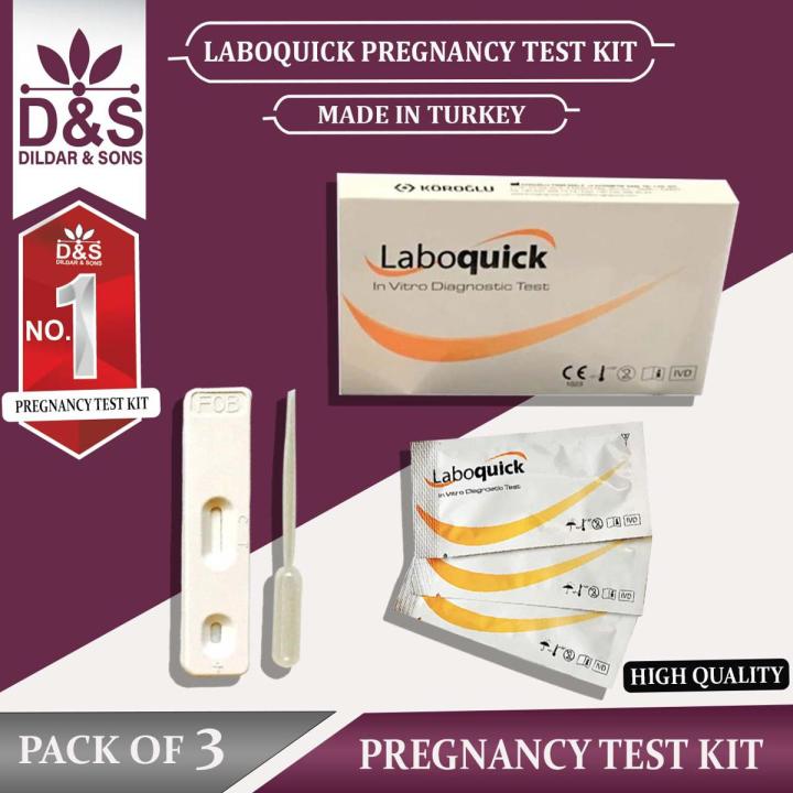 Laboquick Pregnancy Test Kit – Pack of 3| Fast, Accurate & Easy-to-Use Home Testing