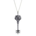 【PeacemPeace】 Game Doom Eternal Slayer Key Necklace Vintage Doublesided Engraving 3D Key Penant Necklaces for Fans Jewelry Accessories. 
