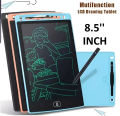 LCD Writing Tablet for Kids - 12-Inch Multicolor Display - Multicolor LCD Writing Tablet - 12-Inch Electric Drawing Board with Pen. 
