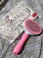 Button brush for cats and dogs /Pet Button Brush - 1 Push Remove Hair for Cats Dogs Random Color. 
