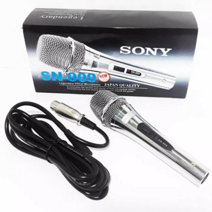 Sony Original SN-909 Legendary Vocal / professional Microphone With 4m Cable.