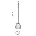 201 Stainless Steel with Spatula with Long Handle Big Strainer Spoon Spatula Spatula and Soup Spoon Fried Ladel Kitchen Supplies Set. 