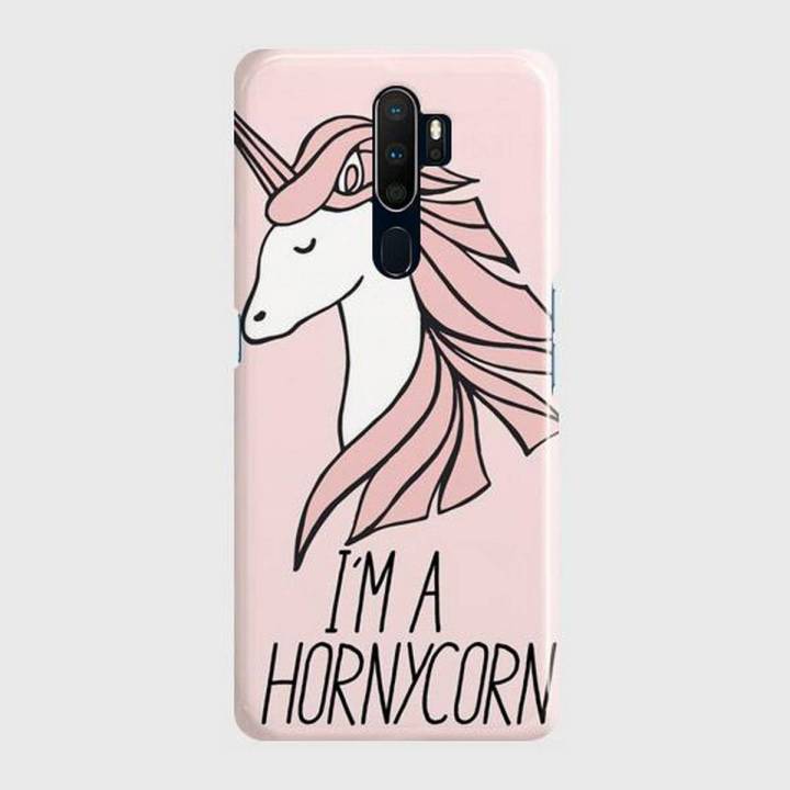 Oppo A9 2020 Cover Case Pink beautiful style  Hard Cover- Design 2 Cover