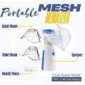 Portable Mesh Nebulizer Machine for Adults & Kids | Rechargeable Medicine Inhaler Nebulizer for Breathing Relief, Cough, Asthma | Masks for Kids & Adults. 
