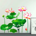 3D Flower Skirting Wall Stickers – Colorful Vinyl Decals for Living Room, Bedroom, and Bathroom Decoration. Perfect Home Décor with Elegant Floral Design for a Stylish Look. 