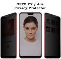 OPPO A3s Privacy Protector 45 Degree HD Tempered Glass Anti Spy Privacy Protector for OPPO A3s. 