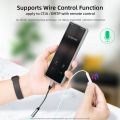 USB Type C To 3.5Mm Headphone Jack Aux Audio Adapter For Oneplus 8T 8 7 Pro Xiaomi Mi 9 10 Samsung Note 10 USB Tipo C Aux Cable. 