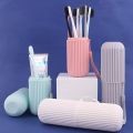Traveling Toothpaste Case Organizer, Multipurpose Travel Case Organize (Toothbrush, Facewash, Combs, Toothpaste, Shaver, Nail Cutter, Stationary, etc) Easy to Carry, Make your Travel more Convenient and Save your Bag’s Space and Mess.. 