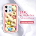 FELMYST Case For Infinix Smart 7 Hot INS Cute Stars Candy Phone Casing Shockproof Soft Back Cover for Girl. 