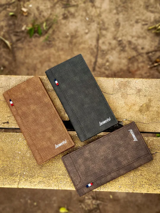 PU%20Leather%20Long%20Bifold%20Wallet%20for%20Men%20-%20Multi-Card%20Slot%20Cash%20Holder%20with%20Zipper%20Compartment%20-%20Image%203