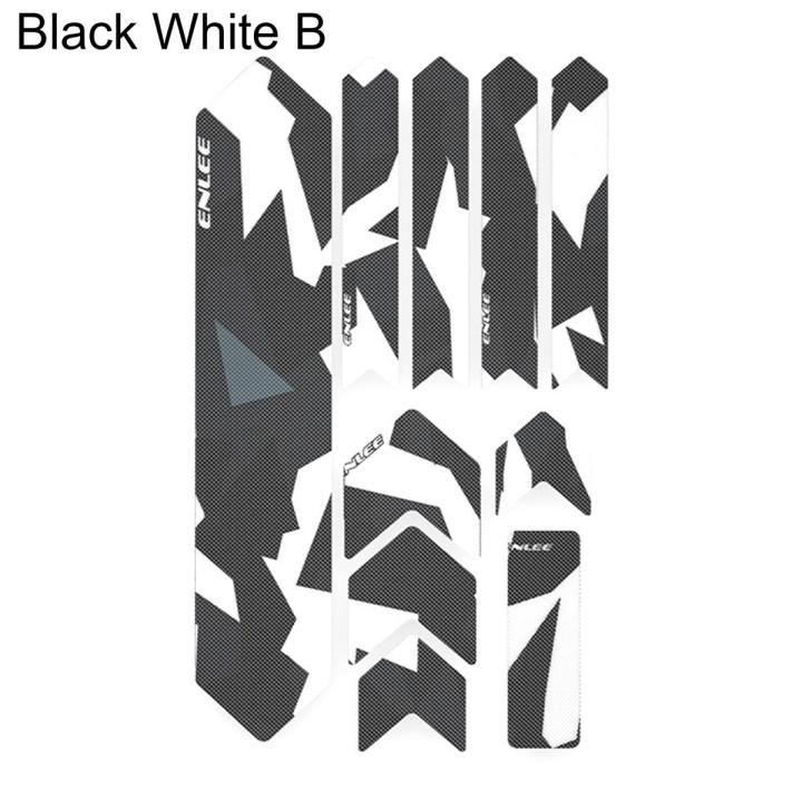 Bike Sticker Self-adhesive Bike Frame Front Fork Stem 3D Protective Decal