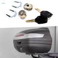 2x Tour Pack Pak Locks Hardware for Motorbike Rear Trunk Convenient Installation Universal Replaces. 