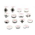 10 Pieces Ring Set For Girls Wave Twist Pearl Finger Rings For Women Wedding Gift Retro Infinite Adjustable Ring Set For Women Birthday Gift Pack of 10 Rings For Girls Soomas Jewels. 