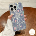 Luxury Water Ripple Case For Redmi 13 13C 14C 12 9T 12C 10 9C A1 10C A3 10A A2 9A 9 Note 12 8 10s 11s 9A 11 13 10 9 Pro Max Poco M3 C65 X6 X3 Pro Trend Leopard Print Smile Case. 