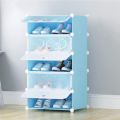 5 Cube Plastic Cabinet, Wardrobe , Organizer with Shoe Rack. 