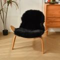 Faux Sheepskin Rug 2ft x 3ft Ultra Soft Shaggy Floor Mat Slip Resistant Washable. 