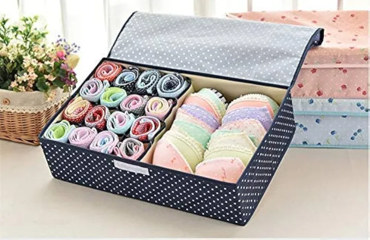 Multi%20Compartment%20Foldable%20Storage%20Box/Closet%20Organizer/Drawer%20Organizer,%2012%20Grids%20For%20Underwear%20Closet%20Storage%20For%20Bra,%20Panty%20Innerwear%20Organizer%20For%20Wardrobe%20(Multicolor)%20-%20Image%203