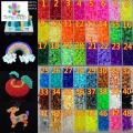 300/500/1000Pcs 5mm Hama/Perler Beads Plastic Toy Child Fun Craft DIY Handmaking Fuse Bead Kids Educational Toys Gift. 