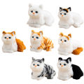 PinShang Simulation Cat Plush Toys Soft Stuffed Kitten Plush Doll With Sound Cute Animal Plushies For Kids Birthday Gifts. 