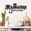 Black MDF Wooden Kitchen Wall Art Decor | Modern Rustic Farmhouse Kitchen Wall Hanging | Moisture-Resistant A4 Size & Customizable Design | Personalized Home Decoration, DiniKitchen wall accessories | Wall decorations Items Home decorations Items wall Art. 