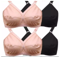 "Comfortable Cotton Bra brazzer for Women and Girls - Pack of 2. 