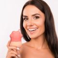 Purple-Silicone Facial Skin Lifting Ice Ball Reduce Acne Facial Muscle Cold Therapy Rollers Skin Tighten Cooling Rollers. 