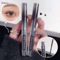 Small Silver Tube Black Mascara Waterproof Sweat-proof Lengthening Curling Eye Lashes Very Fine Brush Head Makeup. 