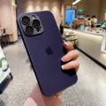 IPhone 11 Pro Max Matte Glass Cover | Deep Purple AG Frosted Glass Border Case With Camera Protection For  Apple iPhone 11 Pro Max. 