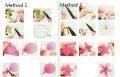 Pack of 5 Nylon Stocking Flower Making Handmade Wedding Home DIY Nylon Flower. 