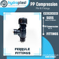 FERRULE HYDROPLAST PP COMPRESSION FITTINGS. 