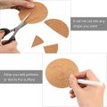 -Adhesive Cork Coasters,Cork Mats Cork Backing Sheets for Coasters and DIY Crafts Supplies (60 Pcs, Round). 