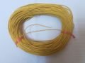 70 Yards (70 Gazz) Yellow Silver Copper Jumper Wire Cable for Circuit Board Soldering (inner 5 silver copper wires). 