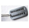 【S Elvey Trend Store】New male Kpop X-Men necklace vintage-X dog pendant. 