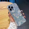 For Infinix Note 40 5G Gradient Blue Butterfly Case. 