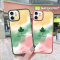 JIUMOO Case For Infinix Note 11 Pro Case Cartoon Colorful Maple Leaves Thin Shockproof Square Edge Silicone TPU Casing Full Lens Cover Camera Protect Cases Soft Case. 