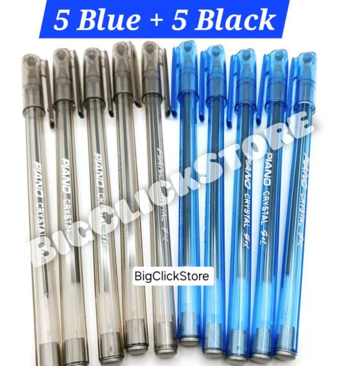 Piano%20Crystal%20Gel%20Pen%20(10%20Pen/Box)%20%7C%20Premium%20Needle%20Point%20Pen%20with%20German%20Ink%20%7C%20Smooth%20&%20Smudge-Free%20Writing%20Gel%20Pen%20%7C%20Fine%20Tip%20Gel%20Ball%20Pen%20for%20Students%20&%20Professionals%20%7C%20Available%20in%20Blue%20&%20Black%20-%20Image%204