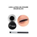 G-F Long Lasting Gel Eyeliner, Smudge-proof & Waterproof, Matte Eyeliner, Cram Eyeliner 1 Piece Eye Makeup Brushes Included. 