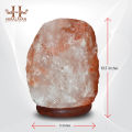 Pure Himalayan Natural Salt Lamp (Medium Size) with Wooden Base & 25-Watt Bulb, and UL-Certified Switch/dimmer Cord Wire, Best for Office and Home Decor. 