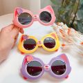 New Sunglasses For Children Girls Fashion Cartoon Baby Shading Sun Glasses Kids Cat Eye Little Cat Shape Glasses UV400 Eyewear. 