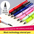 Mechanical Pencil , HB pencil (Pack of 3, Everlasting Infinity with Eraser, Inkless, Reusable Pencil RANDOM COLOR 3 PCS). 