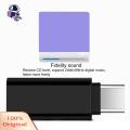 Grebest Headphone Jack Adapter High Fidelity Sound Type-C to 3.5mm Earphone Audio Converter. 