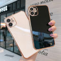 TA for Redmi Note 9 Back Cover + Free Lanyard Colour Luxury 6D Plating Case Side Pattern Soft Silicone Square Phone Cases. 