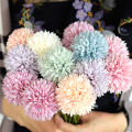 1/10Pcs 29Cm Artificial Flower Dandelion Ball Chrysanthemum Living Room Potted Flower Arrangement Wedding Decoration. 