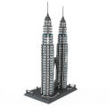 Petronas Twin Towers Construction Building Blocks For Boys & Girls Wange 5213 Architecture Bricks Creative Superstructure Gift Toys Set Kuala Lumpur Malaysia Tower Model Toy For Kids And Children. 