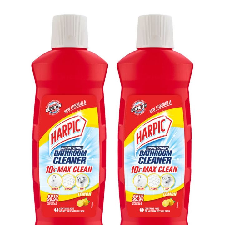 Harpic Bathroom Cleaner Lemon 450ml - Pack of 2