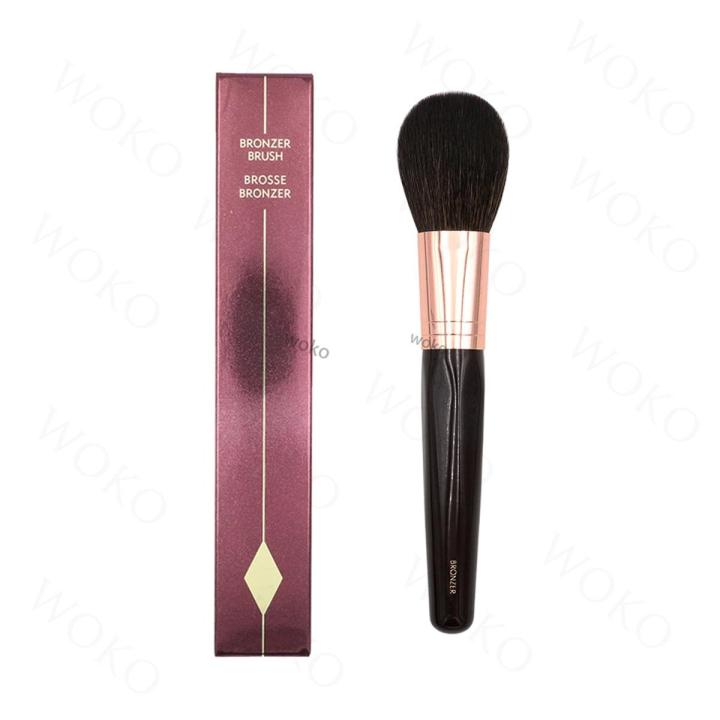 1 CT- Bronzer Make Up Brush Bronzer Squirrel Hair & Goat Hair Makeup Brush Large Bronzer Powder Brush Big Powder Makeup Tool