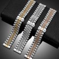 22mm Stainless Steel Loop Band (Solid-80-85 grams) Chain Strap for Samsung Galaxy Watch 3 45mm / 46mm & other watches with Pins 22mm. 